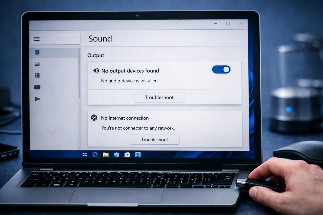 fix audio driver not working windows 11 no sound issue