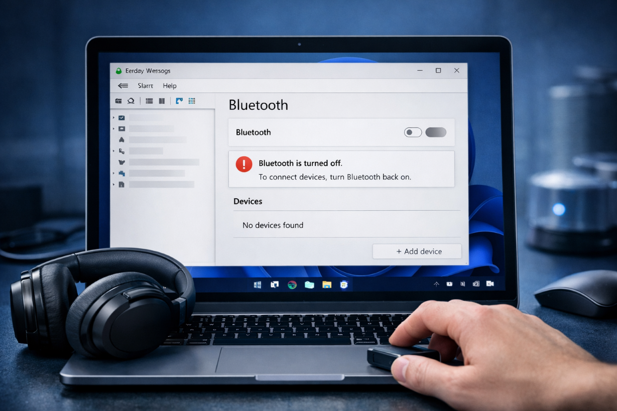 How to Fix Bluetooth Not Working in Windows